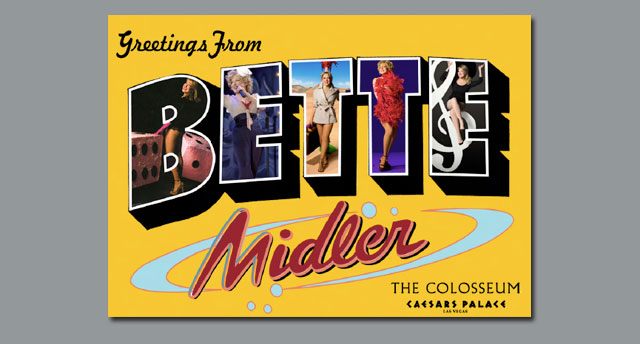 :: Bette Midler Postcard ::
